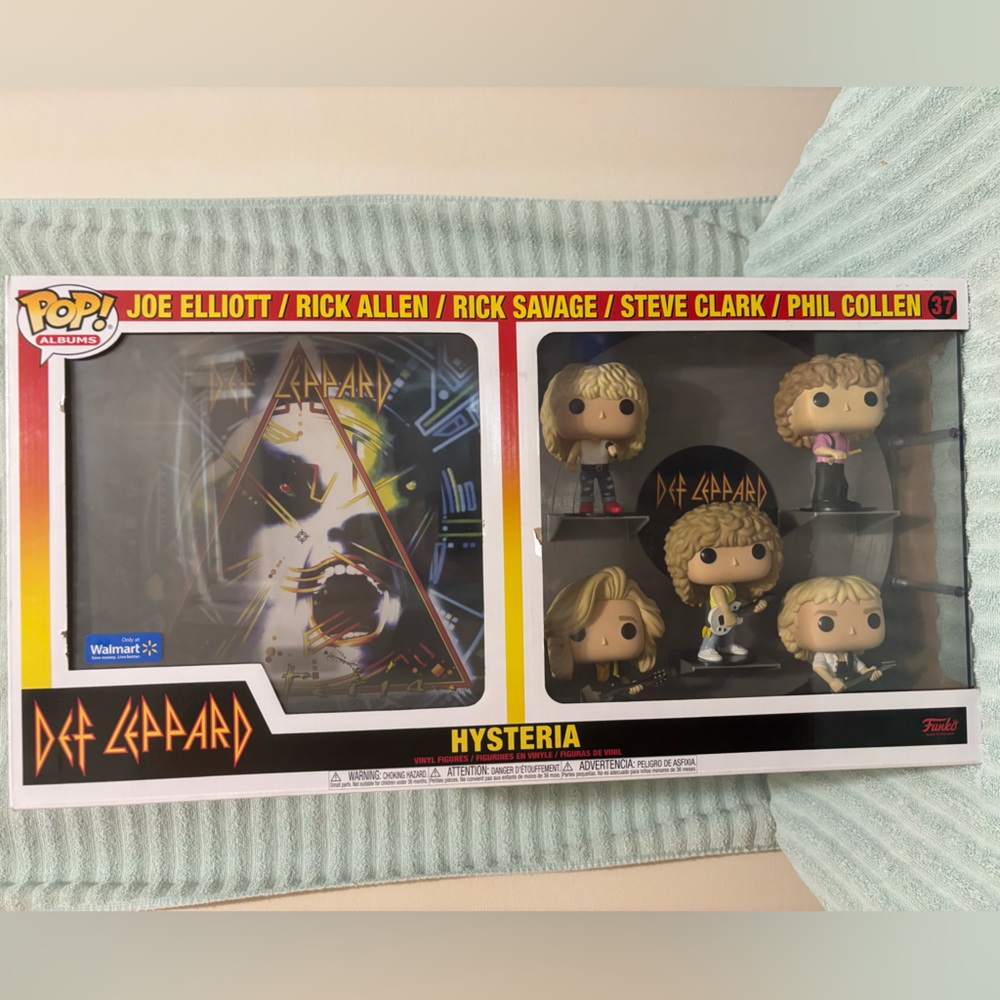 Funko Pop Albums! Def Leppard Hysteria Collectible Vinyl Figures NIB